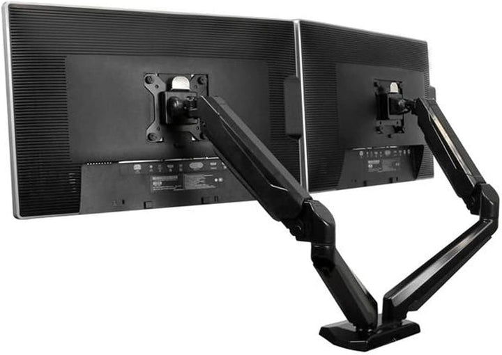 StarTech.com Dual Monitor Halterung mit eingebautem 2 Port USB und Audio Passthrough Fixation bureau