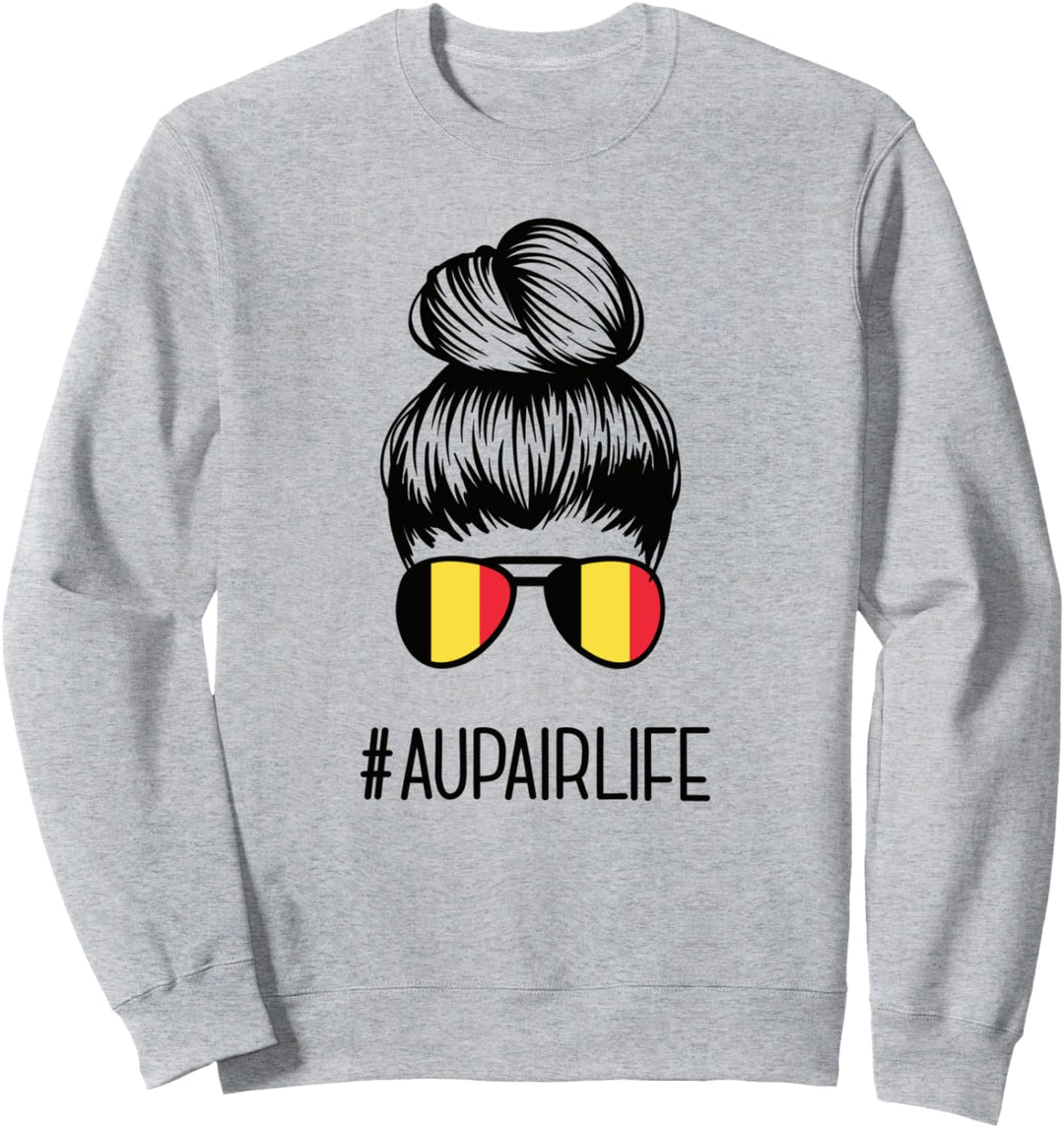 Au Pair Belgien Mädchen Work & Travel Au-Pair Auslandsjahr Sweatshirt