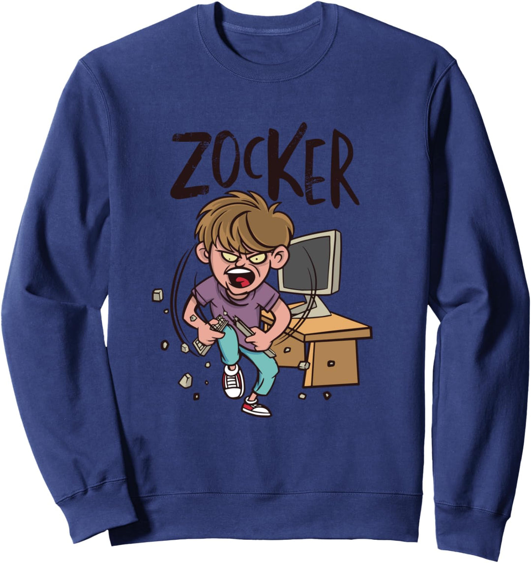 Wütender Zocker Gamer Gaming Sweatshirt
