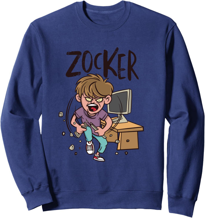 Wütender Zocker Gamer Gaming Sweatshirt