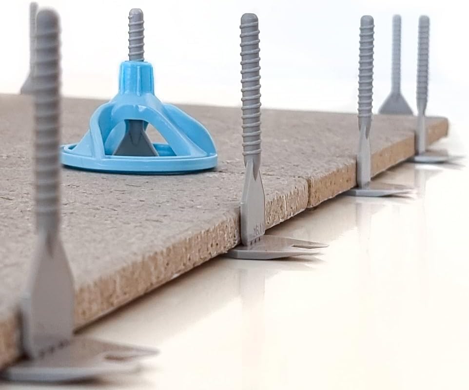 Nivelliersystem24® Fliesen Nivelliersystem 2mm | 50 Eimer | 7500 Basis Laschen + 2500 Zughauben | Fü