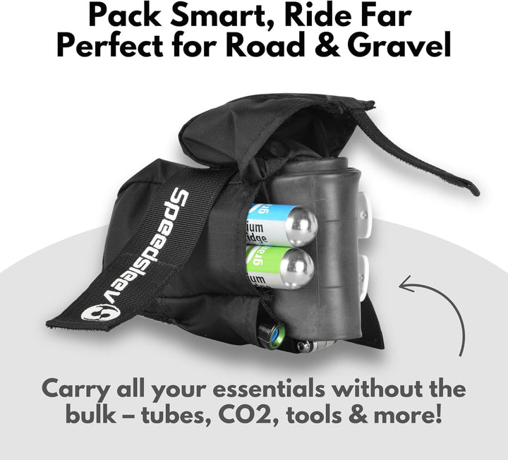 SpeedSleev Ranger Cycling Adventure Pack Schwarz, Schwarz