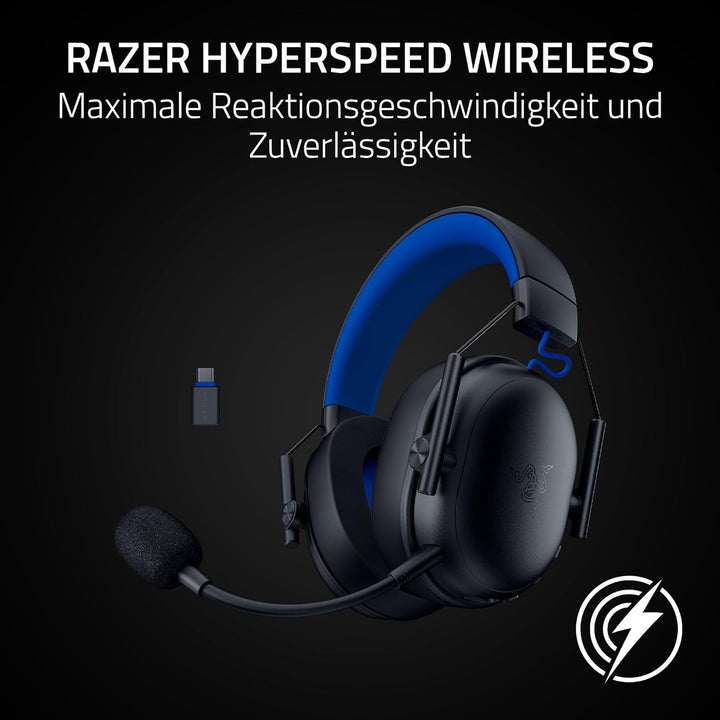 Razer BlackShark V3 X HyperSpeed for PlayStation - Kabelloses E-Sport Headset - Ultra leicht 270 g -