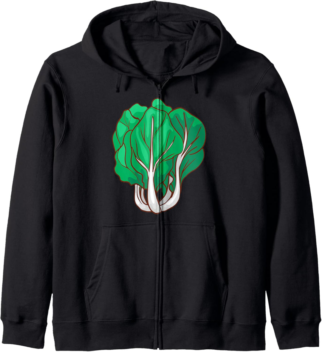 Pok Pak Choi Choy Gemüse Vegan Vegetarisch Veganer Kapuzenjacke