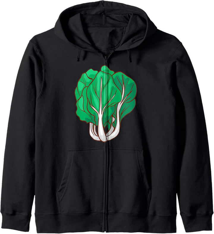 Pok Pak Choi Choy Gemüse Vegan Vegetarisch Veganer Kapuzenjacke