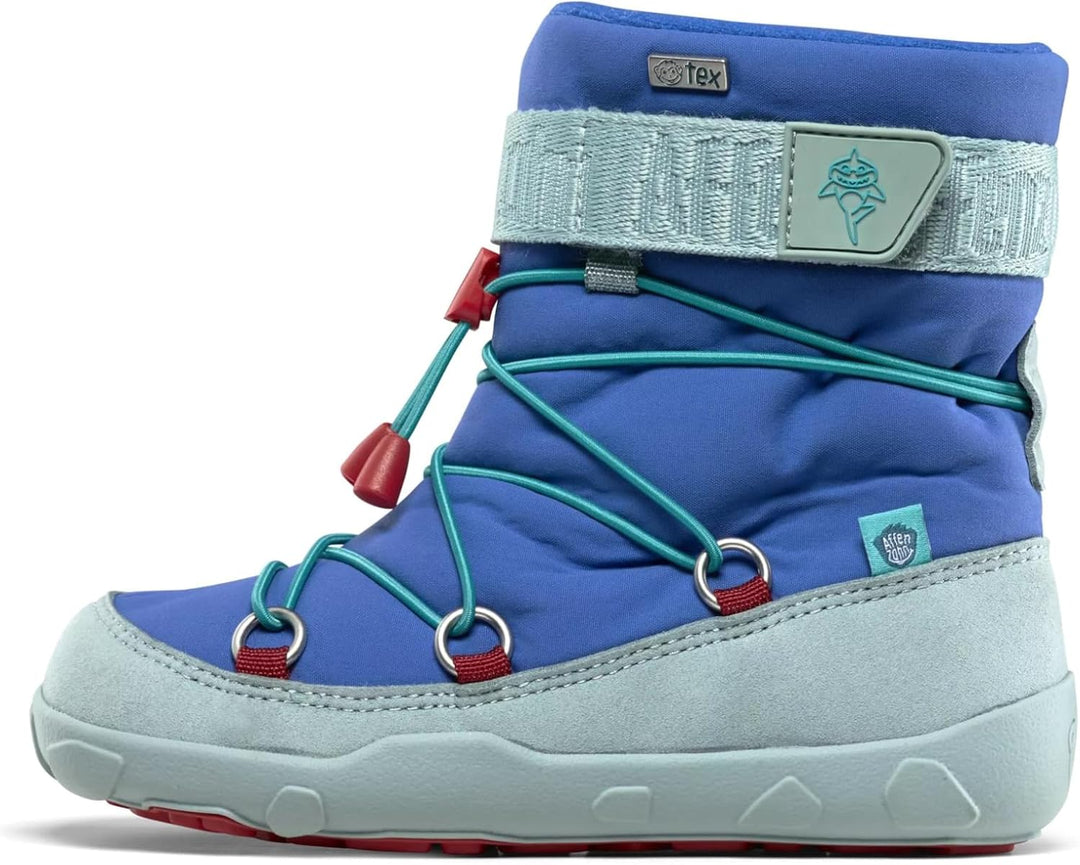 Affenzahn Schneestiefel Vegan Snowy wasserdicht, warm gefüttert, zum Reinschlüpfen, Grösse 21-32, Ha