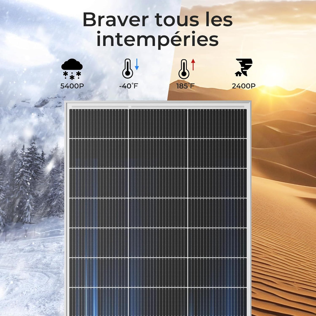 200Watt Solarpanel, N-Type 12 V 200 W Solarmodul,Hocheffiziente Monokristalline PV-Module, IP68-Wass