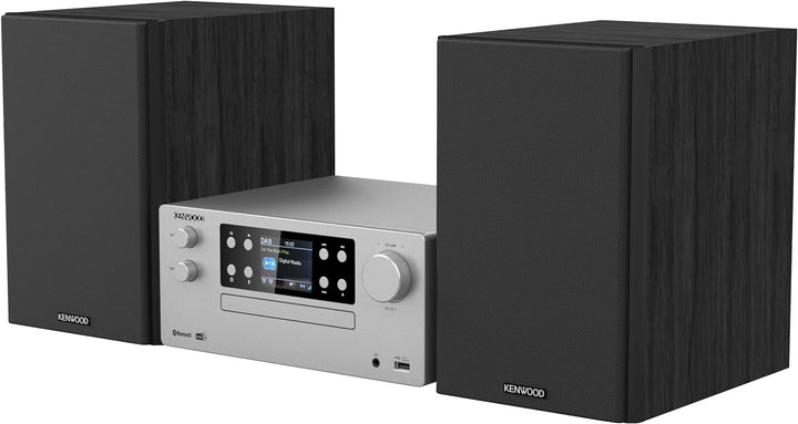 KENWOOD M-925DAB-S - Micro HiFi-System mit DAB+, CD, USB, Bluetooth, 2 x 50 Watt RMS und TFT-Display