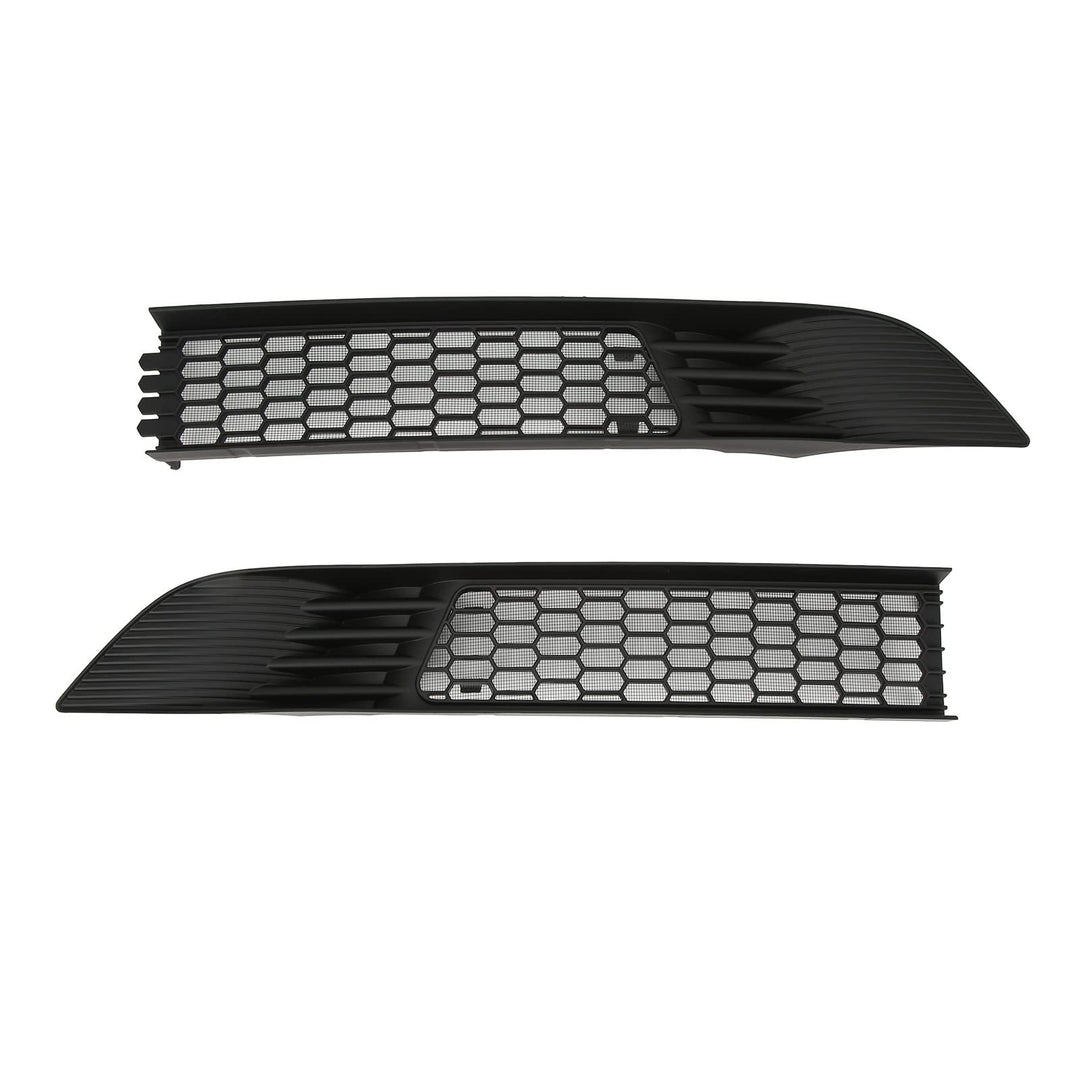 Frontgrill Mesh für Tesla Model Y 2020-2023 2pcs Bright Black Car Front Bumper Vent Grills Replaceme