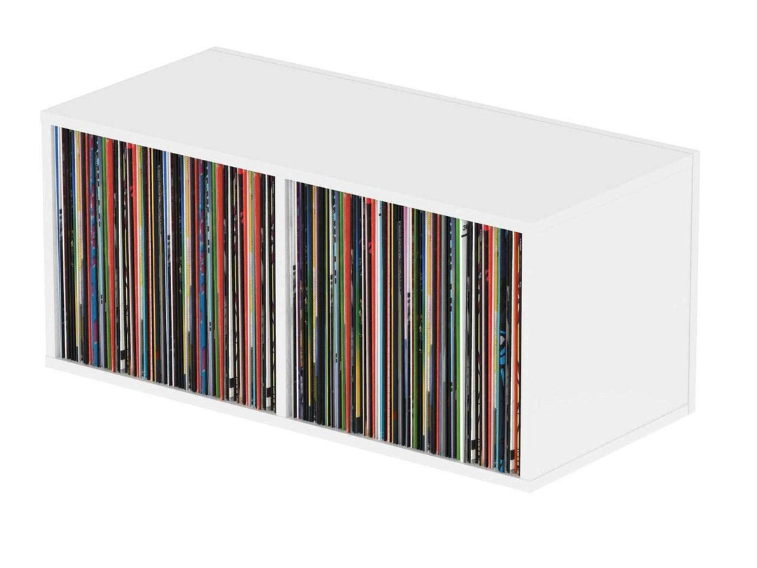 Glorious Record Box white 230 - 115 Platten pro Fach, bis zu 230 Platten im 12&
