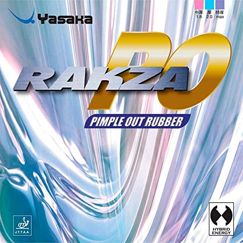 Yasaka Belag Rakza PO (Kurznoppe) 2,0 mm, schwarz 2,0 mm, schwarz, 2,0 mm, schwarz 2,0 mm, schwarz