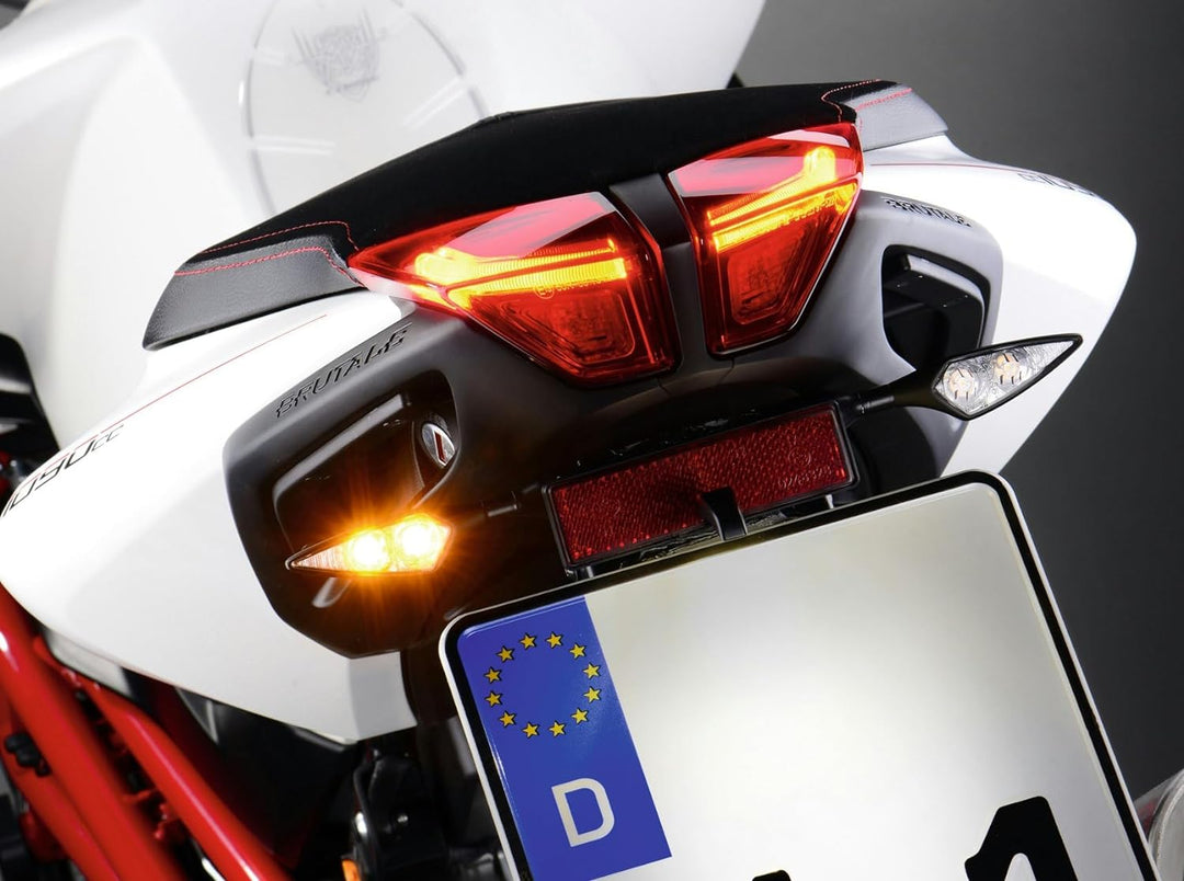 Kellermann Motorrad Blinker E geprüft micro 1000 Rhombus Extreme Blinker schwarz VR/HL