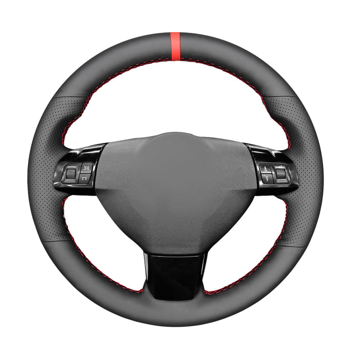 MEWANT Lenkradbezug für Opel Astra (H) / Signum/Vectra (C) Hand Nähen Lenkradhülle aus Echtleder&Sue