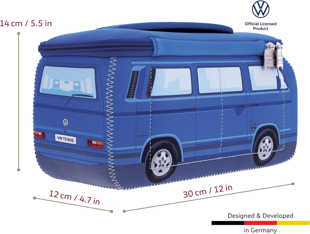 BRISA VW Collection - Volkswagen Neopren Universal-Schmink-Kosmetik-Kultur-Reise-Apotheke-Tasche-Beu
