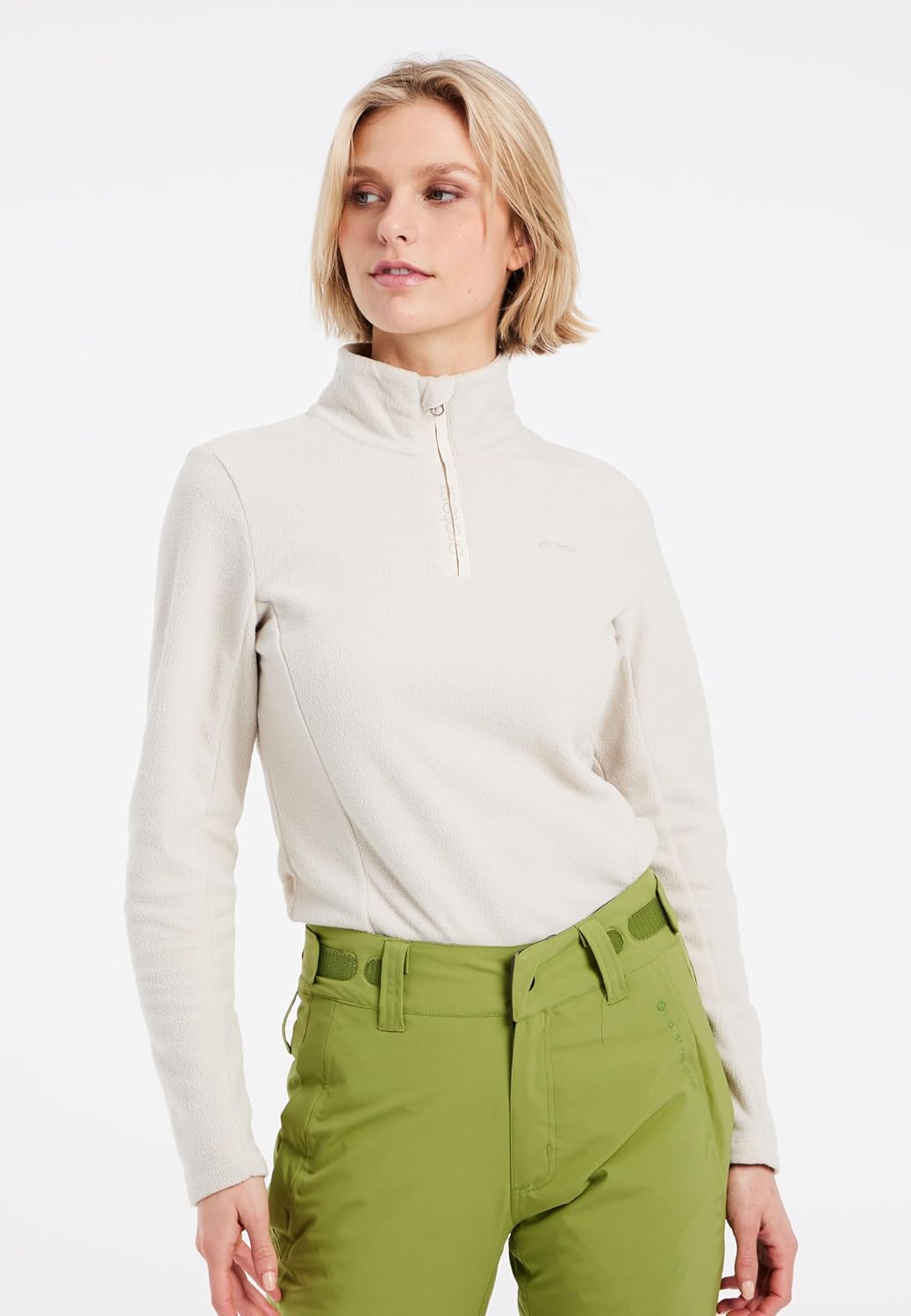 Protest Damen 1/4-reissverschluss MUTEZ 3XL Kitoffwhite, 3XL Kitoffwhite