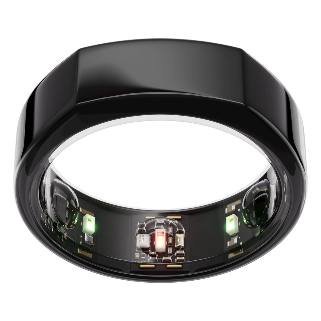 OURA Gen3 Heritage Smart-Ring - Grösse 6, Black | Wearable für Schlaf-, Herzfrequenz- und Fitnesstra