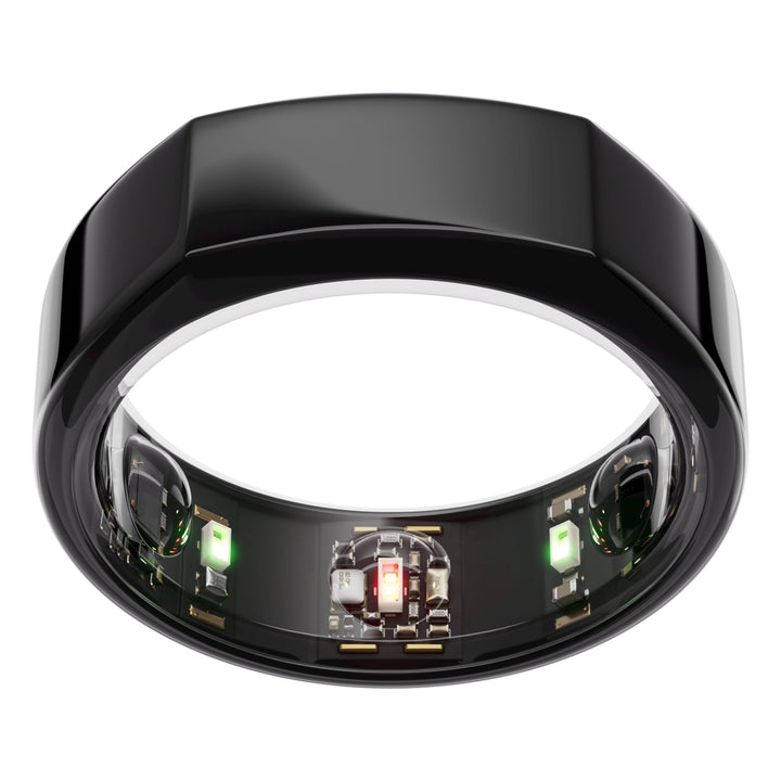 OURA Gen3 Heritage Smart-Ring - Grösse 6, Black | Wearable für Schlaf-, Herzfrequenz- und Fitnesstra
