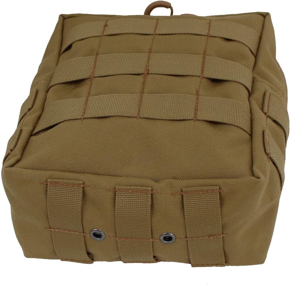 Zentauron Reissverschlusstasche L mit MOLLE-System – BW-Tasche, Rucksack-Zusatztasche, Plattenträger