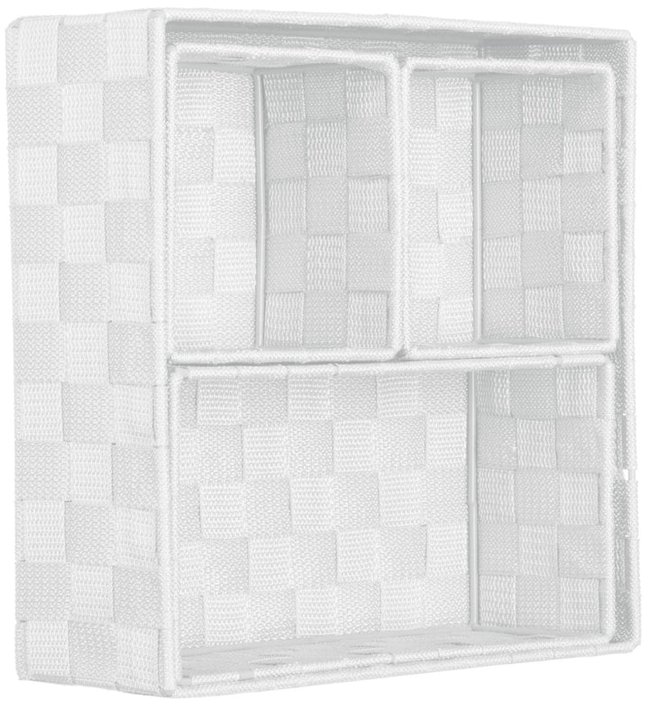 Brandsseller 4er Set Aufbewahrungsboxen - 28x28x10 cm, 26x13x9 cm, 13x13x9 cm (2x) – eckige Regalkör