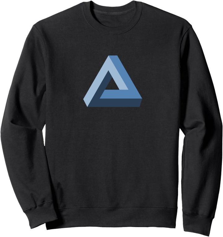 Penrose Tribar, Optische Illusion, Unmögliches Dreieck, Math Sweatshirt