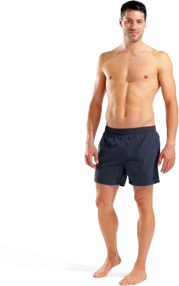 Arena Herren Bywayx R Swim Trunks L Asphalt-neon Blue, L Asphalt-neon Blue