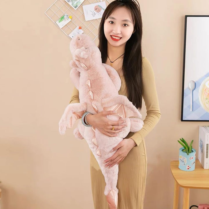 Weighted Stuffed Animal, 110CM Weicher Drachen Spielzeug, 4.5KG Therapeutisches Sensory Toy für Kind