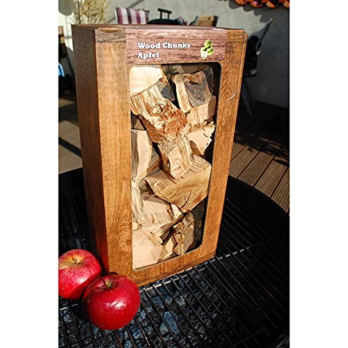 Landree® Räucherklötze Wood Chunks 1,5Kg aus Schleswig-Holstein (Apfel)