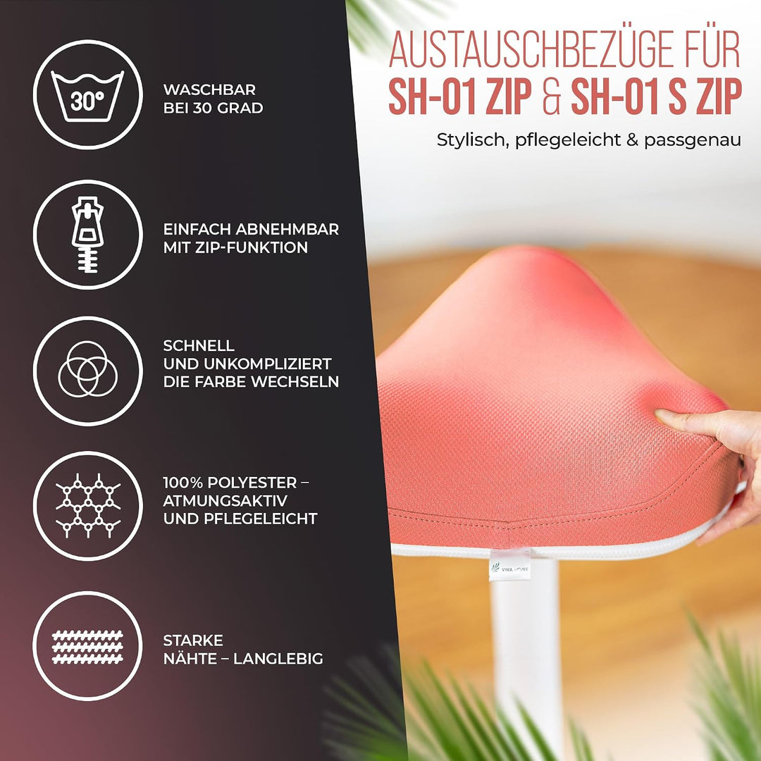 SH-01 Zip Premium Sitzbezug | Für einfache Reinigung und flexiblen Farbwechsel | Perfekt geeignet fü