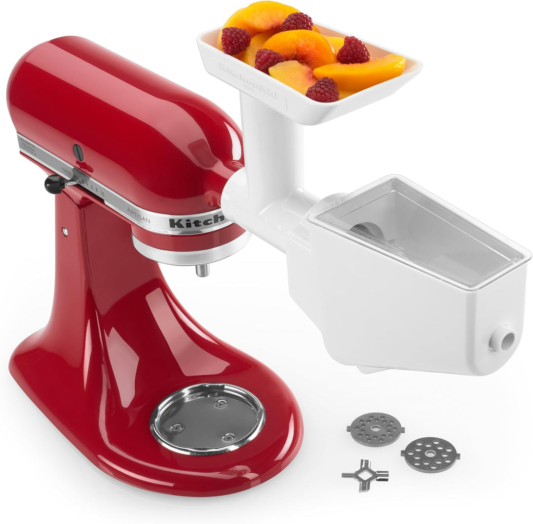 KitchenAid 5KSMFPPC FPPC Zubehörset - Fleischwolf, Pürieraufsatz und Gemüseschneider, Rostfreier Sta