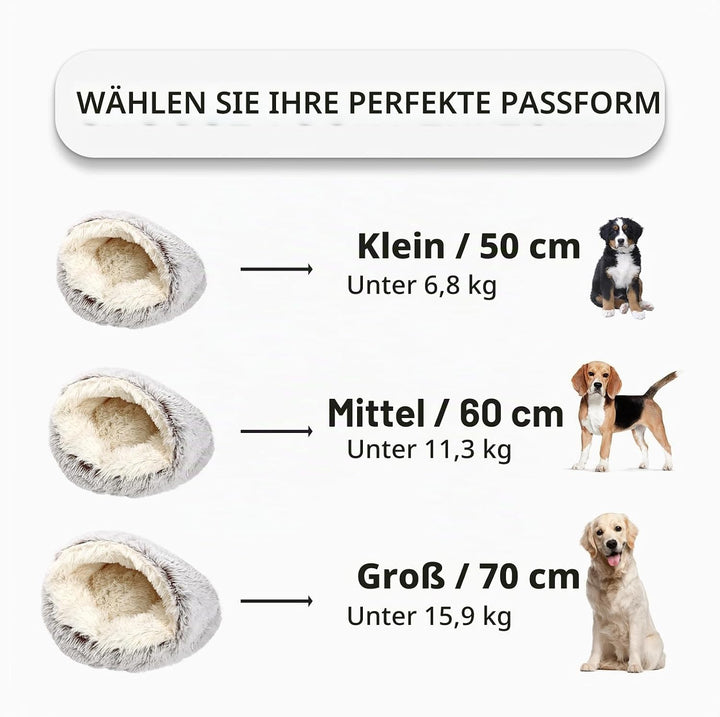 Katzenbett, Katzennest, Haustierbett Tierbett, Kleine Hundebett Waschbarer Flauschiges Rund Weich Ka
