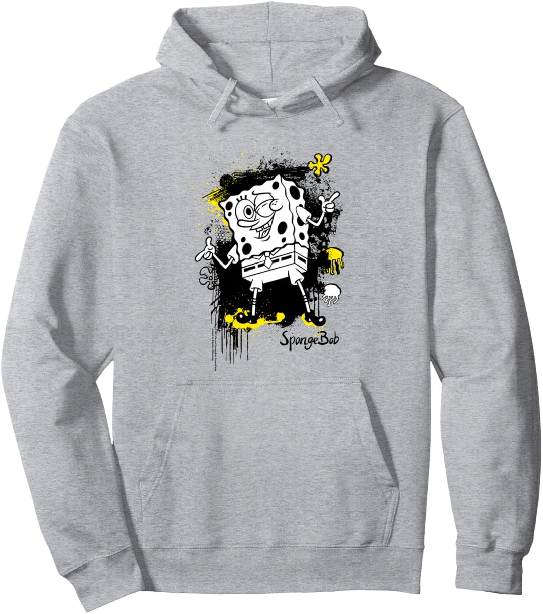 SpongeBob SquarePants Ink Splatter Pullover Hoodie