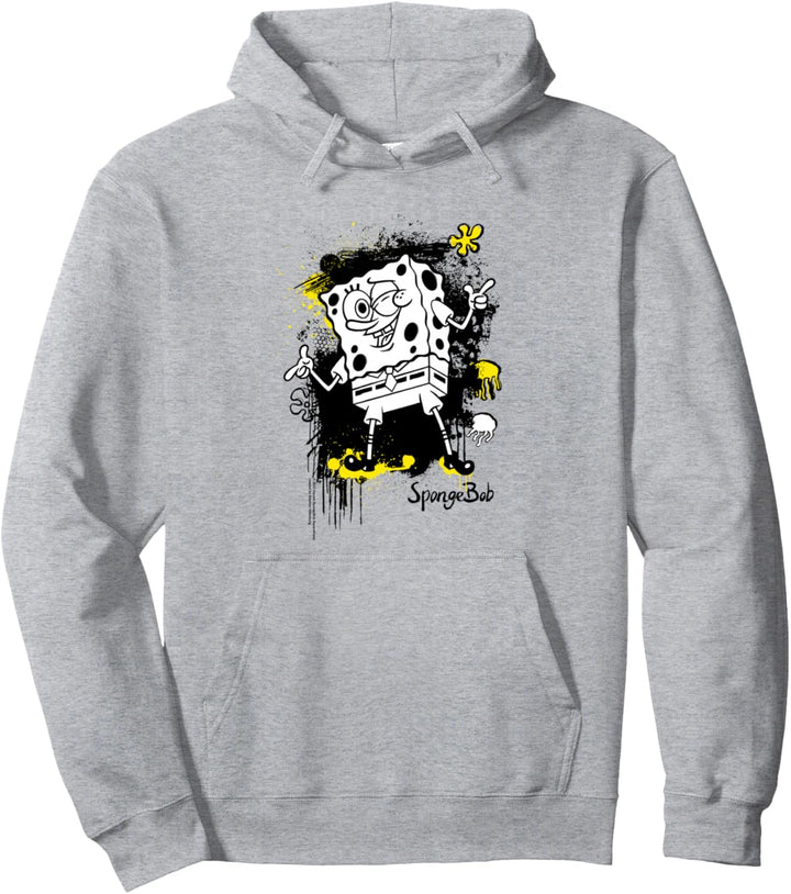 SpongeBob SquarePants Ink Splatter Pullover Hoodie