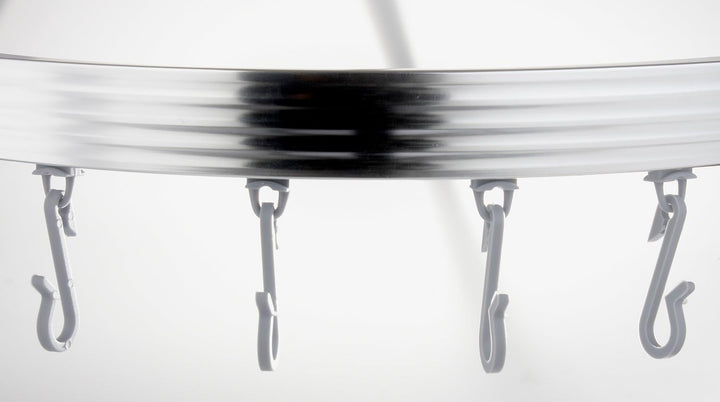 RIDDER 52500 Duschvorhangschiene, Duschvorhangstange, ca. 90 x 90 x 90 cm, Aluminium, verchromt 90x9