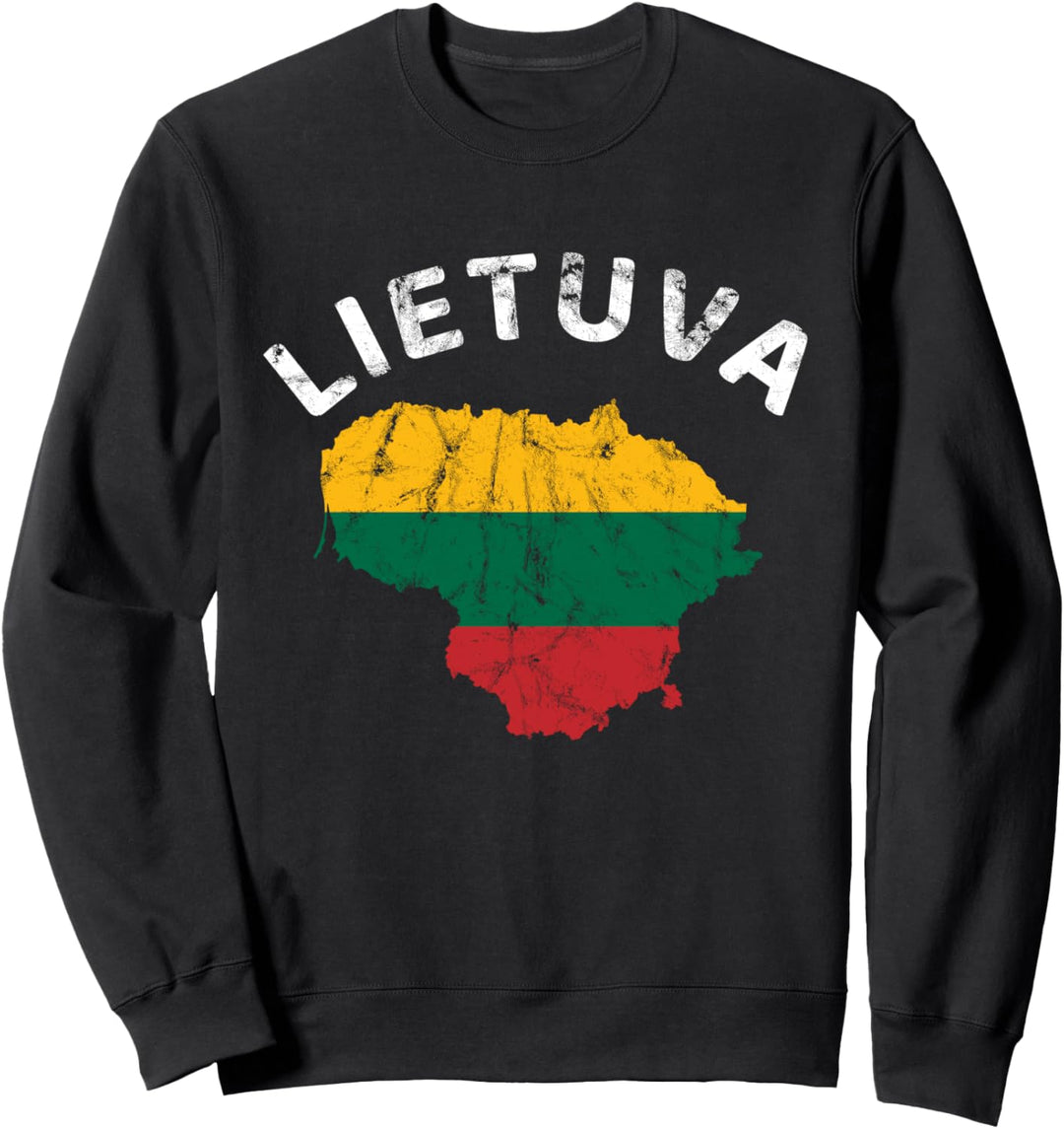 Litauen Flagge, Lithuania Flag, Lietuva, Flagge Litauen Sweatshirt