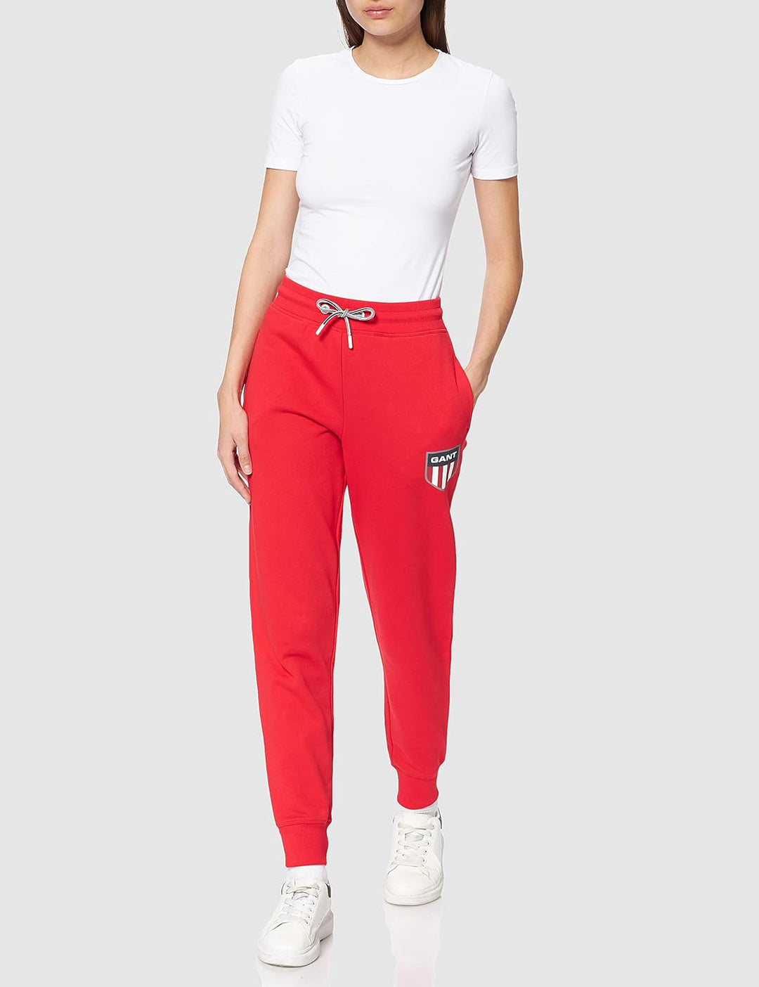 GANT Damen Freizeithose, Bright Red