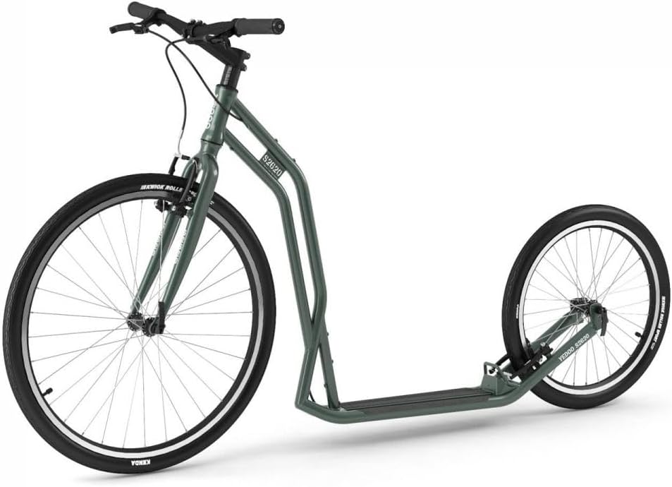 Yedoo S2620 Tretroller - bis 130 kg, Kickscooter mit Luftreifen 26/20 - Roller Scooter für Erwachsen