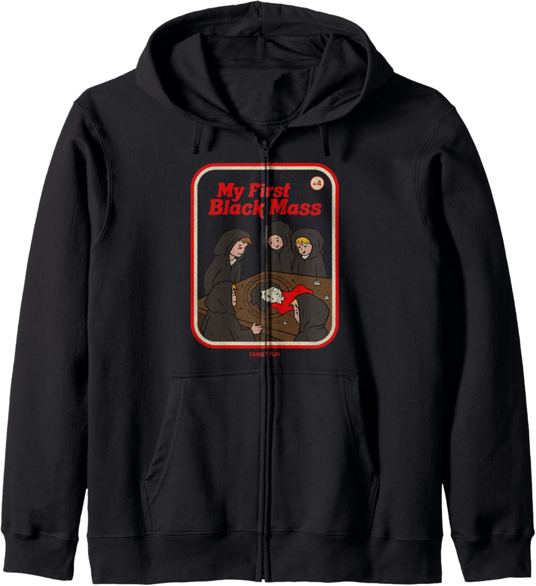 My First Black Mass Vintage Childgame Horror Goth Punk Kapuzenjacke