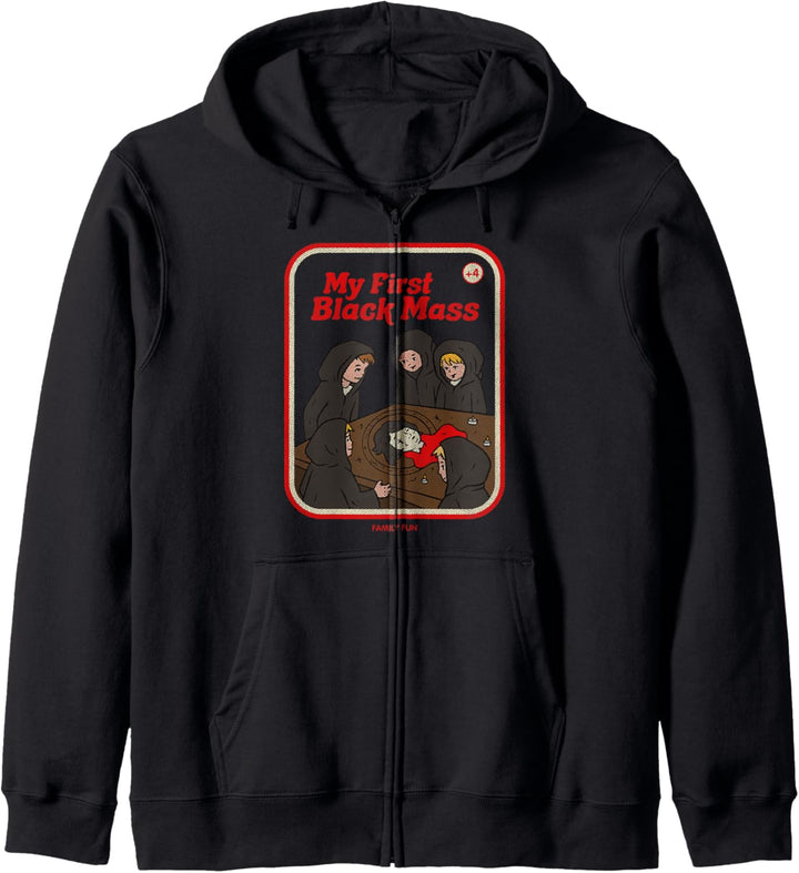My First Black Mass Vintage Childgame Horror Goth Punk Kapuzenjacke