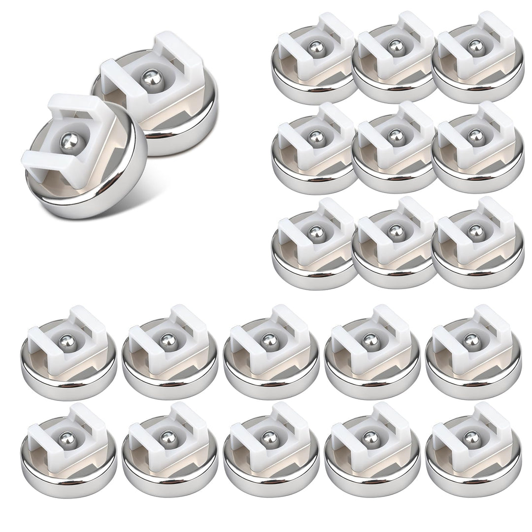 Magnetische Kabelbinder Halterung, 20 Stück 20 mm verbessert magnetische Kabelbinder Basis, Mehrzwec