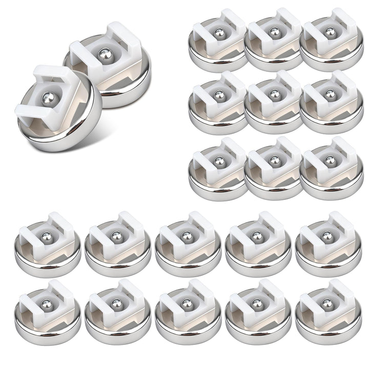 Magnetische Kabelbinder Halterung, 20 Stück 20 mm verbessert magnetische Kabelbinder Basis, Mehrzwec