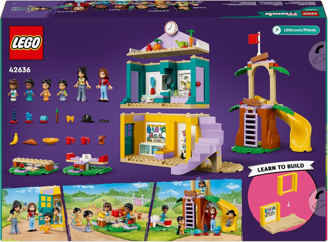 LEGO Friends Heartlake City Kindergarten, Spielset für Mädchen und Jungen ab 4 Jahren, kreative Roll