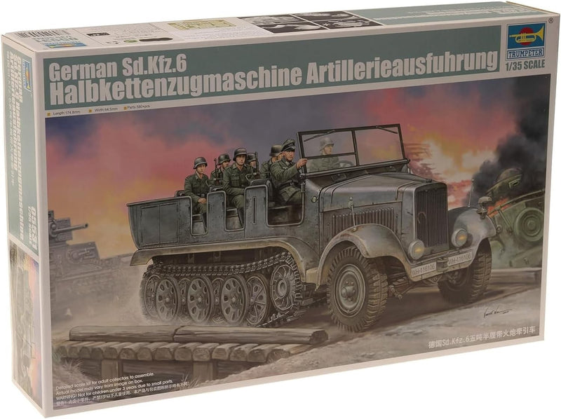 Trumpeter 05531 - Sd.Kfz.6 Halbkettenfahrzeug Artillerieausführung