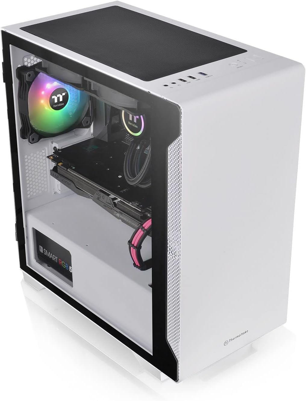 Thermaltake S100 TG Snow CA-1Q9-00S6WN-00 White, White