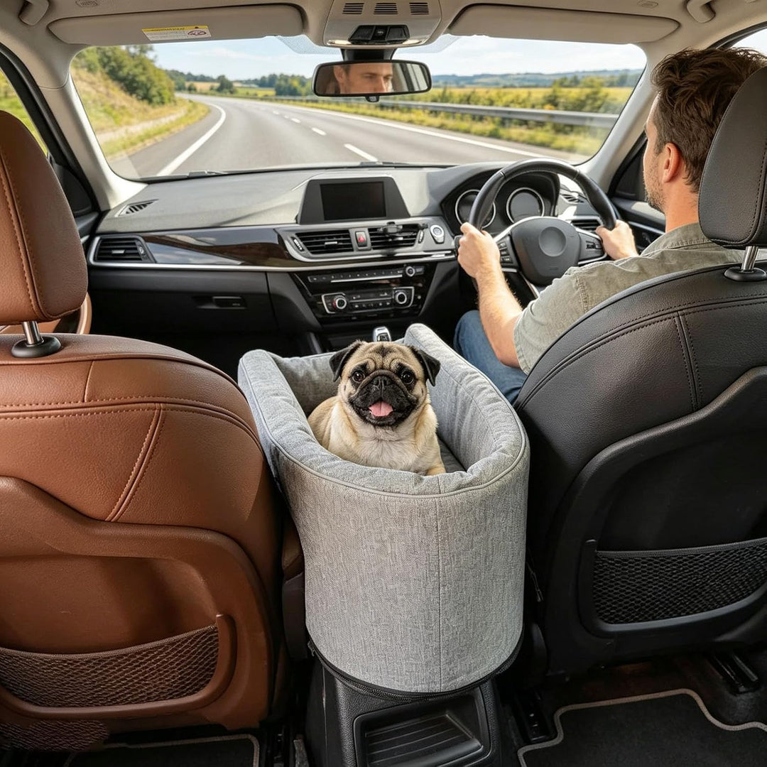 Hundesitz Für Bis Mittelgrosse Hunde,reisebett Für Haustiere Mit, Unter 14.3 Lbs Sitzhöhe 6", Zwei S