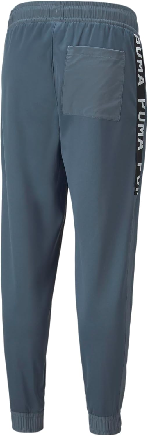 PUMA Herren Strickhose Train Fit Pwrfleece Jogger XL Blau / Schwarz, XL Blau / Schwarz