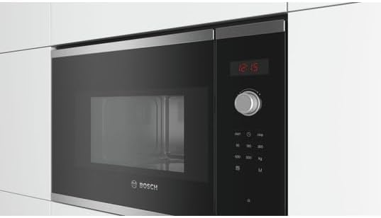 Bosch BFL523MS1F, Serie 4, Mikrowelle, Einbaugerät, Edelstahl