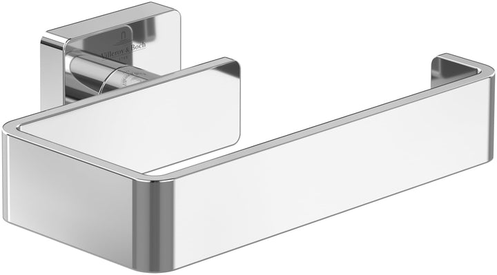 Villeroy & Boch Elements Striking Toilettenpapierhalter ohne Deckel, Klopapierhalter für Wandmontage