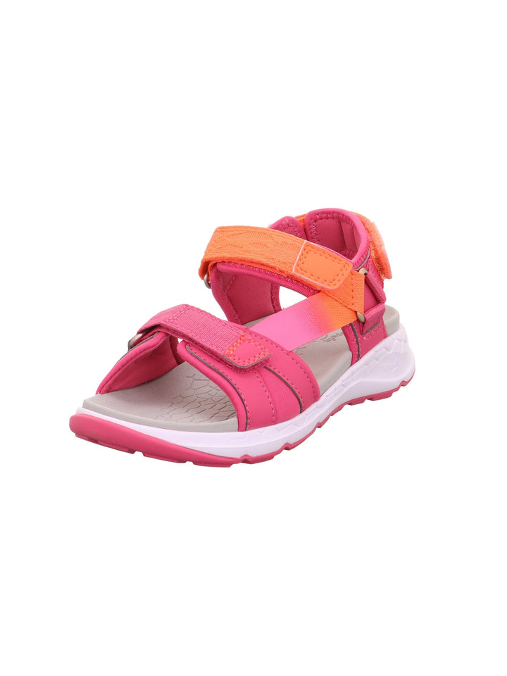 Superfit Mädchen Criss Cross Sandale 1-000580Sandale 30 EU Pink Orange 5510, 30 EU Pink Orange 5510