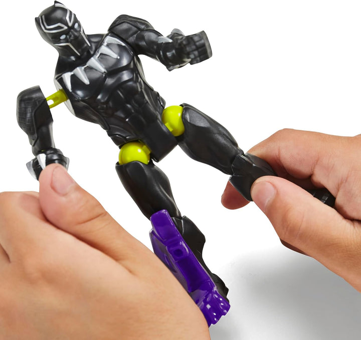 AVENGERS MixMashers Marvel Black Panther Mix-and-Match Action-Figur & Accessoires, Black Panther