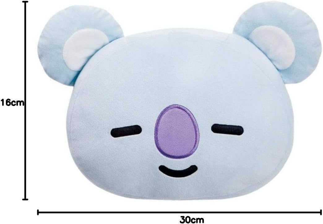 Aurora Kissen KOYA BTS - Plüschkissen, Blau